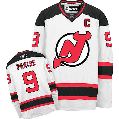Fast Shipping New Jersey Devils 9 Zach Parise White NHL Hockey Jersey